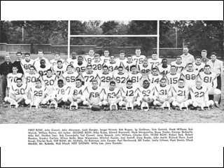 Our City Public School Champion Varsity Football Team, Fall 1959