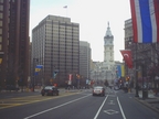 City Hall as seen from the Benjamin Franklin Parkway
