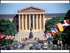Philadelphia Museum of Art from the Benjamin Franklin Parkway