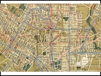 1944 PTC Philadelphia Transportation Company Map